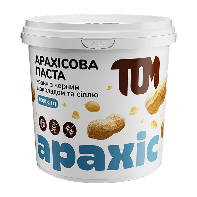 Арахисовое масло кранч с черным шоколад. и солью (1 kg) Арахисовое масло кранч с черным шоколад. и солью (1 kg)