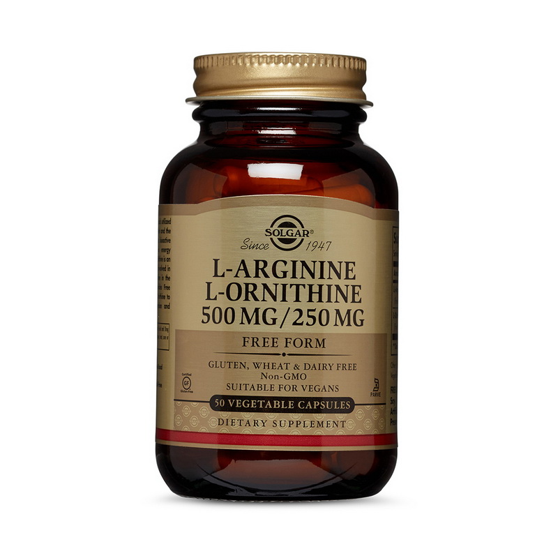 L-Arginine L-Ornithine 500/250 (50 veg caps) L-Arginine L-Ornithine 500/250 (50 veg caps)