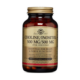 Choline/Inositol 500/500 (100 veg caps)