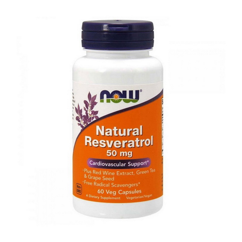 Natural Resveratrol 50 mg (60 veg caps) Natural Resveratrol 50 mg (60 veg caps)