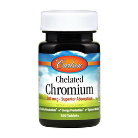 Chelated Chromium 200 mcg (100 tabs)