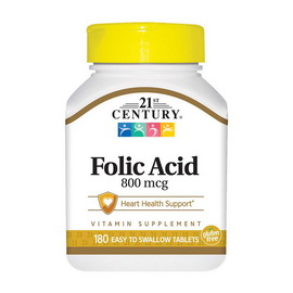 Folic Acid 800 mcg (180 tabs)