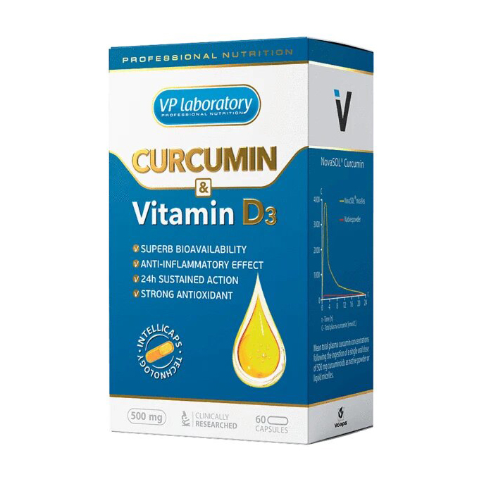 Curcumin & Vitamin D3 (60 caps) Curcumin & Vitamin D3 (60 caps)