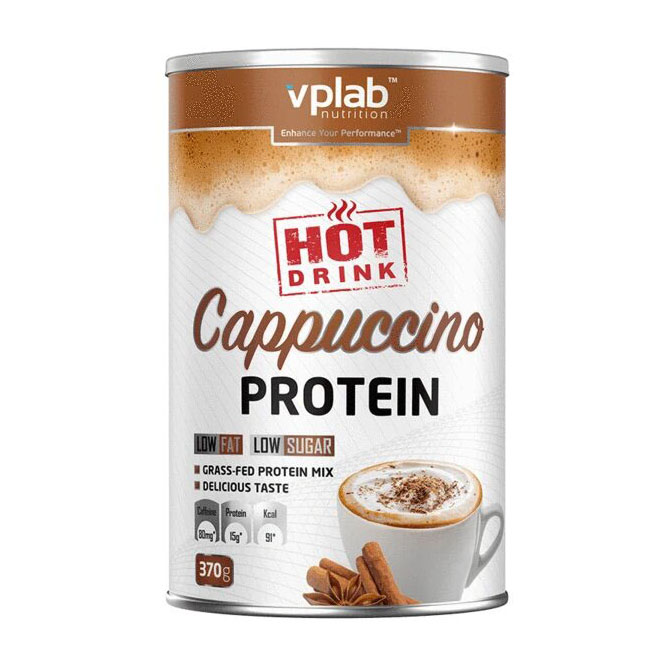 Hot Drink Cappuccino Protein with Caffeine (370 g) Hot Drink Cappuccino Protein with Caffeine (370 g)
