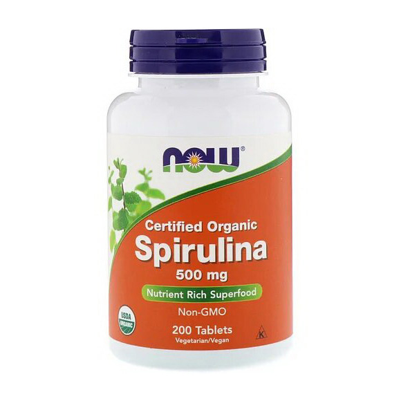 Spirulina 500 mg Certified Organic (200 tabs) Spirulina 500 mg Certified Organic (200 tabs)