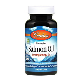 Salmon Oil 500 mg Omega-3s (50 softgels)
