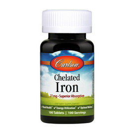 Chelated Iron 27 mg (100 tabs)
