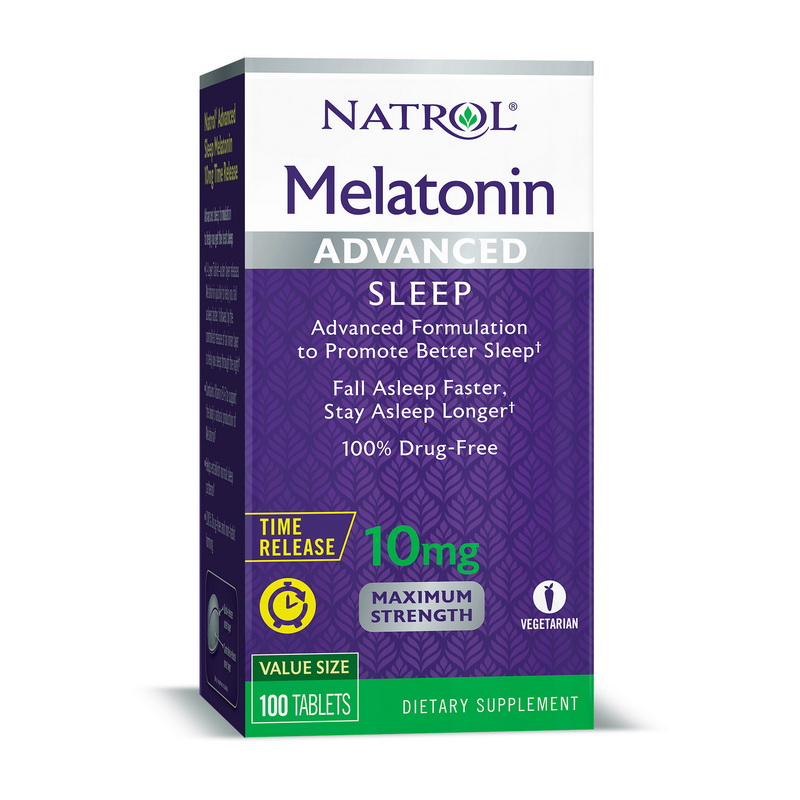 Melatonin Advanced 10 mg Time Release (100 tabs) Melatonin Advanced 10 mg Time Release (100 tabs)