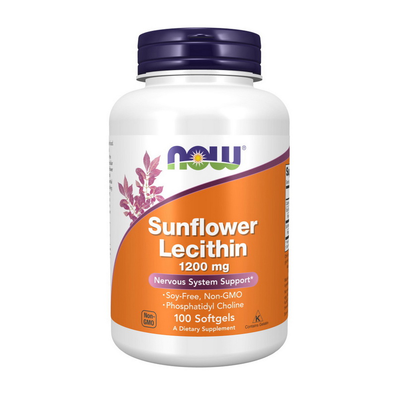 Sunflower Lecithin 1200 mg (100 softgels) Sunflower Lecithin 1200 mg (100 softgels)