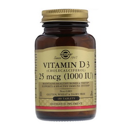Vitamin D3 1000 IU (180 tabs)