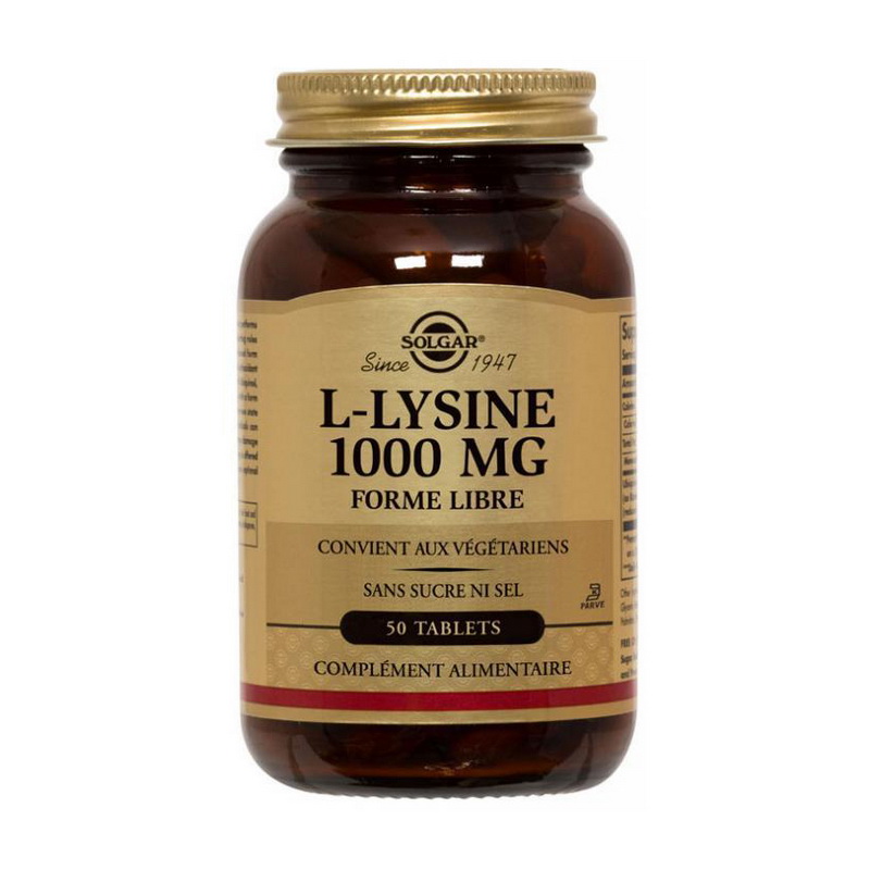 L-Lysine 1000 mg (50 tabs) L-Lysine 1000 mg (50 tabs)