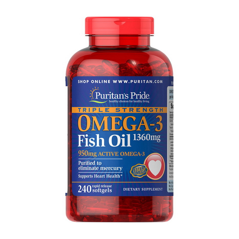 Triple Strength Omega-3 Fish Oil 1360 mg (240 softgels) Triple Strength Omega-3 Fish Oil 1360 mg (240 softgels)