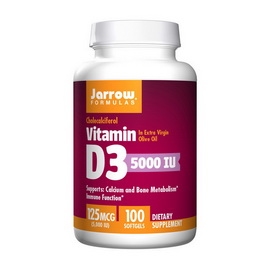 Vitamin D3 125 mcg (5000 UI) (100 softgels)