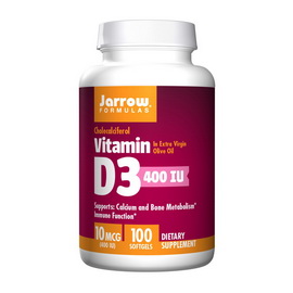 Vitamin D3 10 mcg (400 UI) (100 softgels)