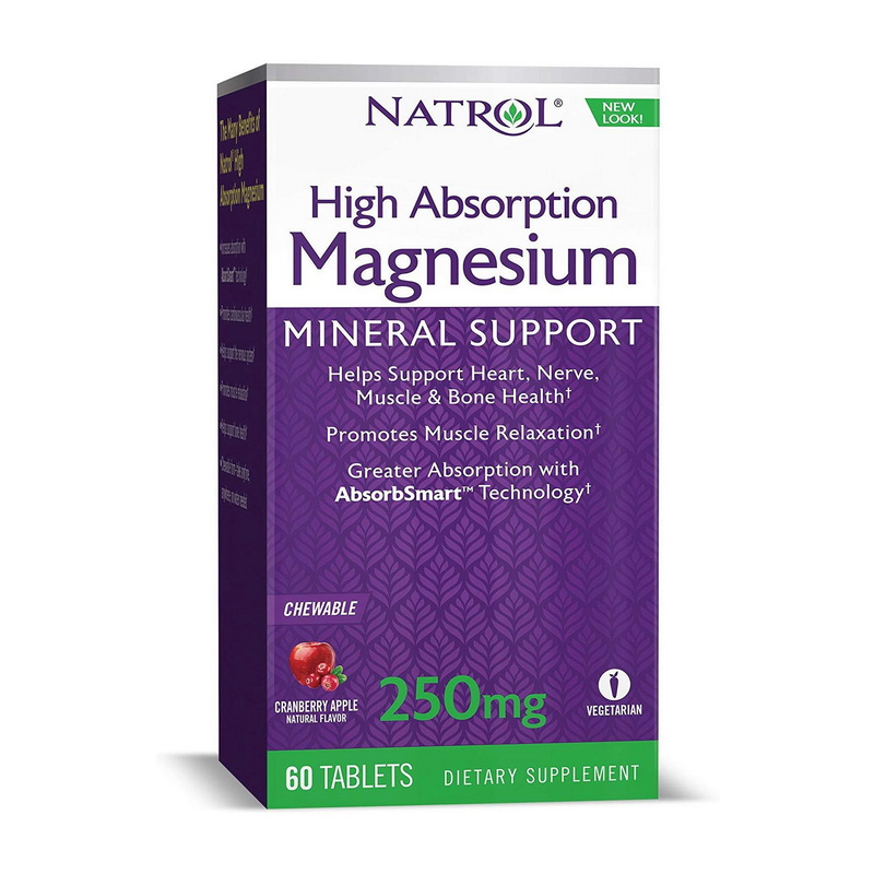 Magnesium High Absorption 250 mg (60 tabs) Magnesium High Absorption 250 mg (60 tabs)