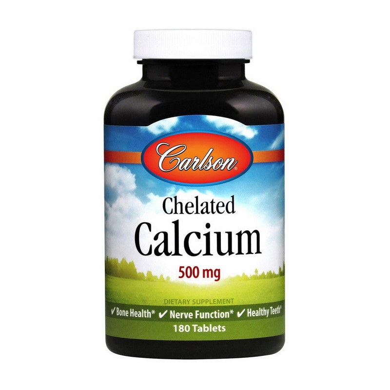 Chelated Calcium 500 mg (180 tabs) Chelated Calcium 500 mg (180 tabs)