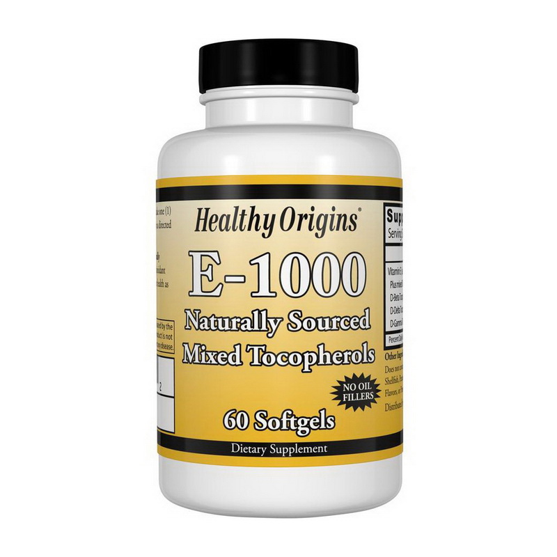 Vitamin E-1000 (60 softgels) Vitamin E-1000 (60 softgels)
