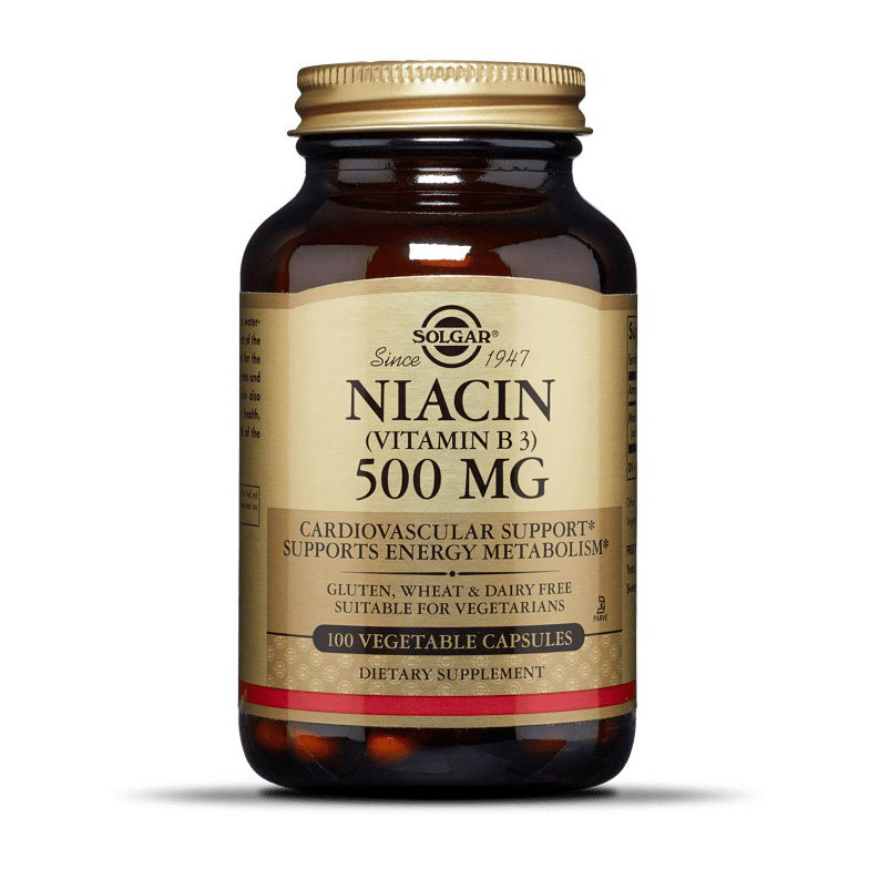 Niacin 500 mg (100 veg caps) Niacin 500 mg (100 veg caps)