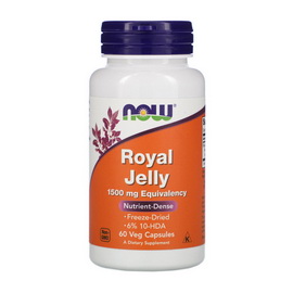 Royal Jelly 1500 mg Eguivalency (60 veg caps)