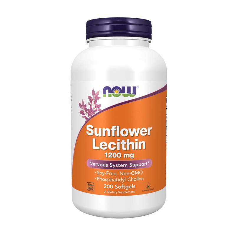 Sunflower Lecithin 1200 mg (200 softgels) Sunflower Lecithin 1200 mg (200 softgels)