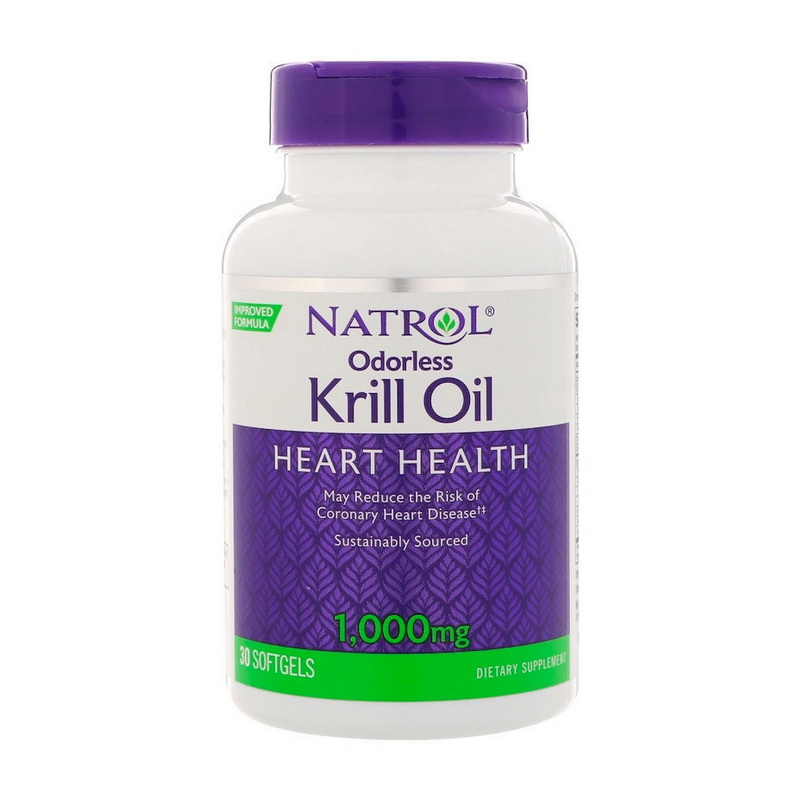 Odorless Krill Oil Heart Health 1000 mg (30 softgels) Odorless Krill Oil Heart Health 1000 mg (30 softgels)