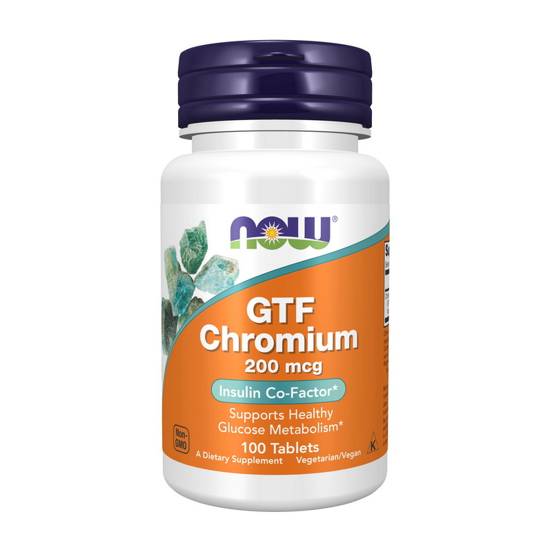 GTF Chromium 200 mcg (100 tabs) GTF Chromium 200 mcg (100 tabs)