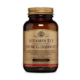 Vitamin D3 10 000 IU (120 softgels)