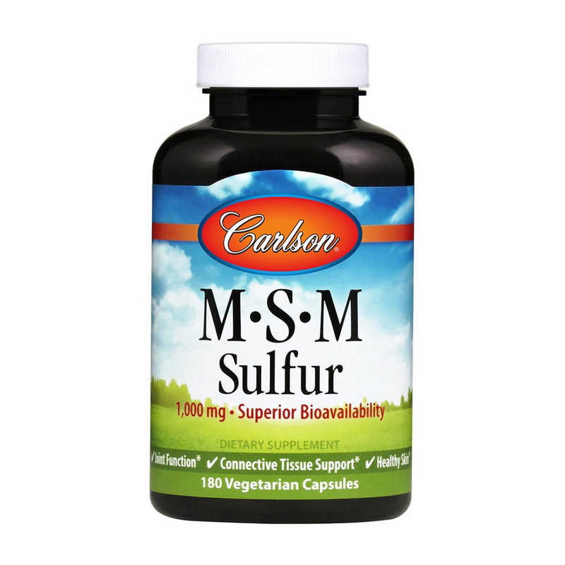 MSM Sulfur 1000 mg (180 veg caps) MSM Sulfur 1000 mg (180 veg caps)