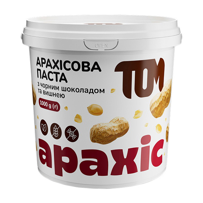Арахисовое масло с черным шоколадом и вишней (1 kg) Арахисовое масло с черным шоколадом и вишней (1 kg)