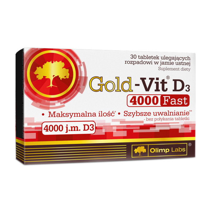 Gold-Vit D3 Fast 4000 (30 tabs) Gold-Vit D3 Fast 4000 (30 tabs)