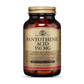Pantothenic Acid 550 mg (100 veg caps)