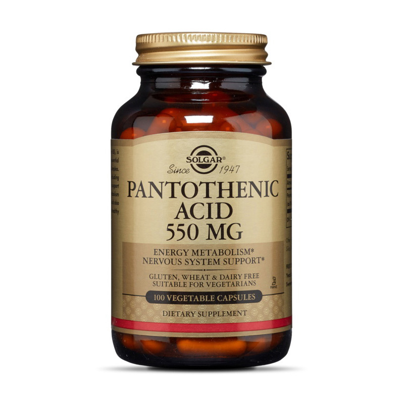 Pantothenic Acid 550 mg (100 veg caps) Pantothenic Acid 550 mg (100 veg caps)