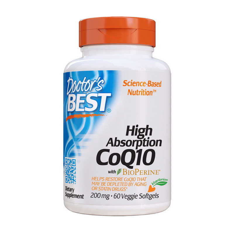 High Absorption CoQ10 200 mg with BioPerine (60 veg softgels) High Absorption CoQ10 200 mg with BioPerine (60 veg softgels)
