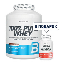 100% Pure Whey (2,27 kg) + Mega Omega 3 (90 caps)