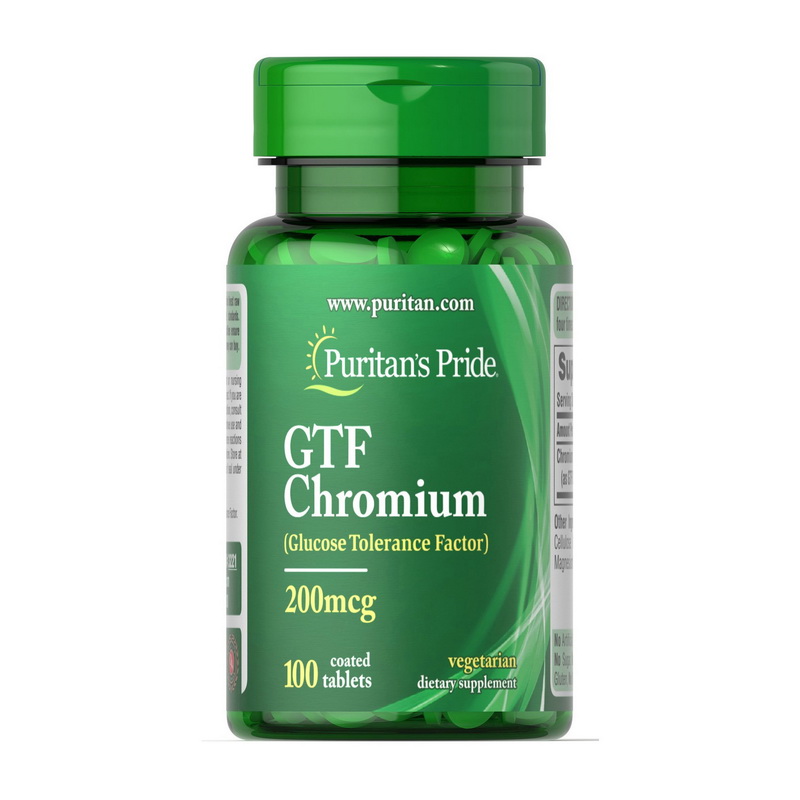 GTF Chromium 200 mcg (100 tabs) GTF Chromium 200 mcg (100 tabs)