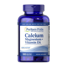 Calcium Magnesium + Vitamin D3 (100 caps)