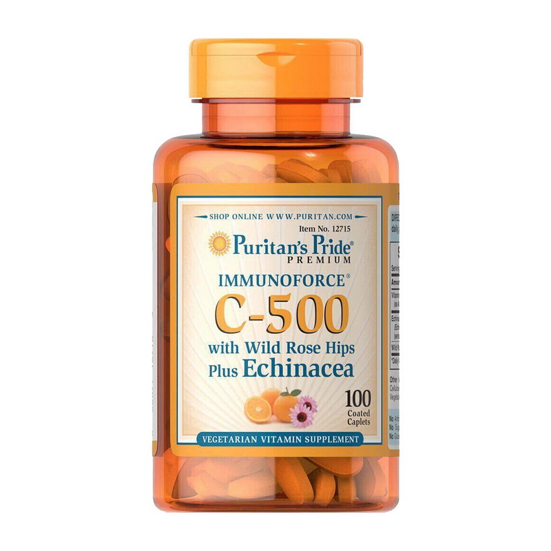 C-500 with Wild Rose Hips plus Echinacea (100 caplets) C-500 with Wild Rose Hips plus Echinacea (100 caplets)