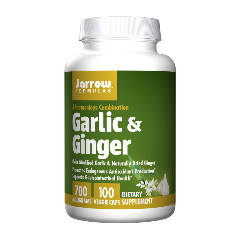 Garlic & Ginger 700 mg (100 veg caps) Garlic & Ginger 700 mg (100 veg caps)