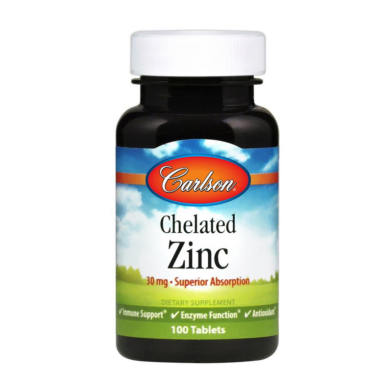 Chelated Zinc 30 mg (100 tabs) Chelated Zinc 30 mg (100 tabs)