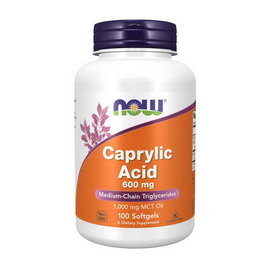 Caprylic Acid 600 mg (100 softgels)