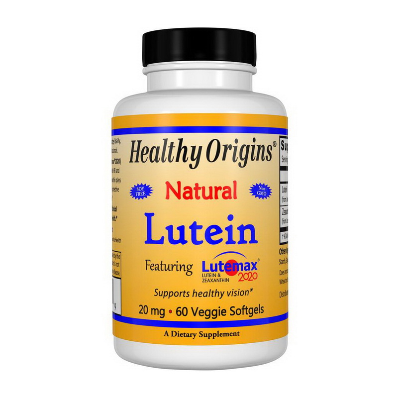 Natural Lutein 20 mg (60 veg softgels) Natural Lutein 20 mg (60 veg softgels)