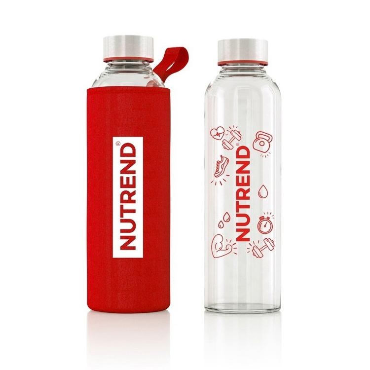 Glass Bottle Red (800 ml) Glass Bottle Red (800 ml)