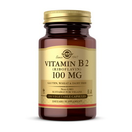 Vitamin B 2 100 mg (100 veg caps)
