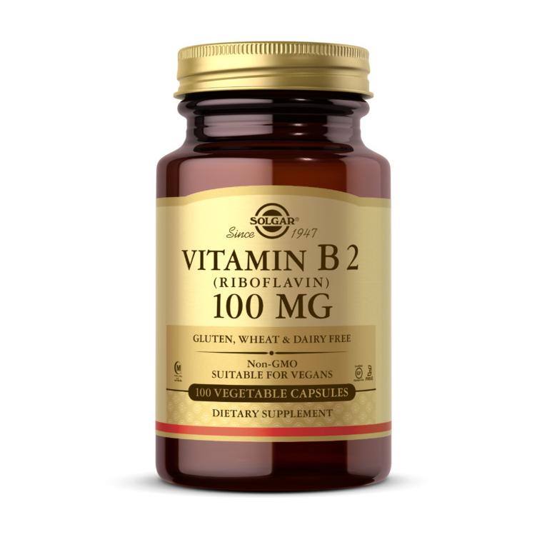 Vitamin B 2 100 mg (100 veg caps) Vitamin B 2 100 mg (100 veg caps)