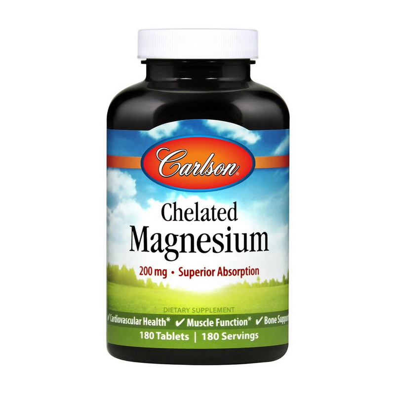 Chelated Magnesium 200 mg (180 tabs) Chelated Magnesium 200 mg (180 tabs)
