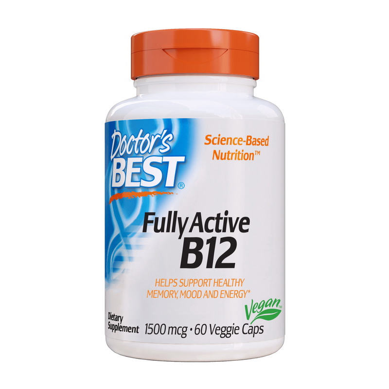 Fully Active B12 1500 mcg (60 veg caps) Fully Active B12 1500 mcg (60 veg caps)