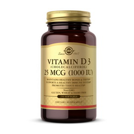 Vitamin D3 25 mcg (1000 IU) (250 softgels)