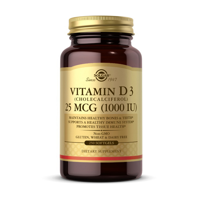 Vitamin D3 25 mcg (1000 IU) (250 softgels) Vitamin D3 25 mcg (1000 IU) (250 softgels)