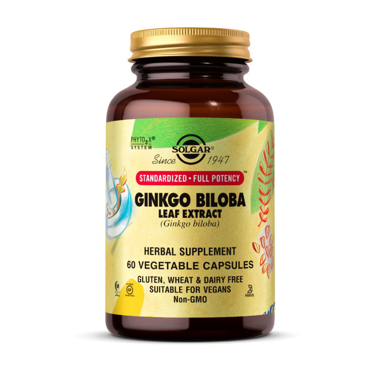 Ginkgo Biloba Leaf Extract (60 veg caps) Ginkgo Biloba Leaf Extract (60 veg caps)