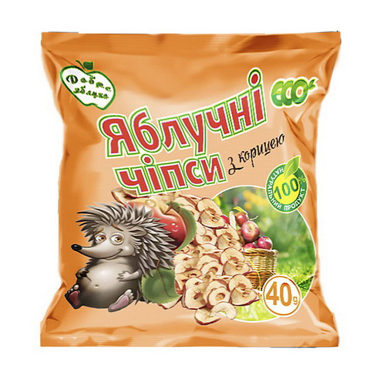 Яблочные чипсы с корицей (1 x 40 g) Яблочные чипсы с корицей (1 x 40 g)